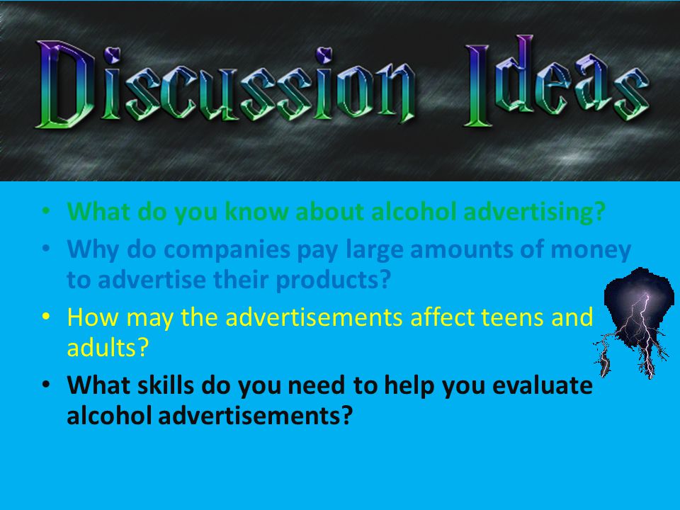 Advertising and Promotion of Alcohol and Tobacco Products to Youth